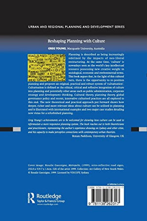 Reshaping Planning with Culture (Urban and Regional Planning and Development),Used