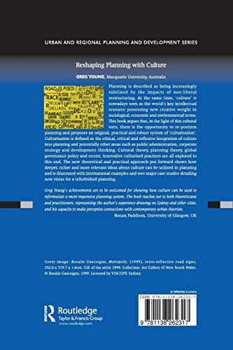 Reshaping Planning with Culture (Urban and Regional Planning and Development),Used