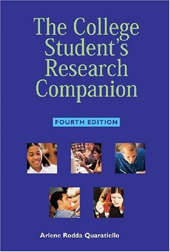 College Student's Research Companion,Used