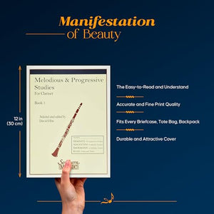 Melodious and Progressive Studies, Book 1, for Clarinet (B448),New