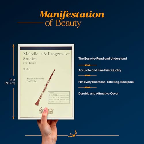 Melodious and Progressive Studies, Book 1, for Clarinet (B448),New