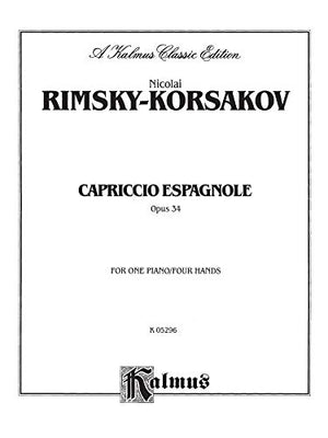 Capriccio Espagnole Piano Duet (Kalmus Edition),Used