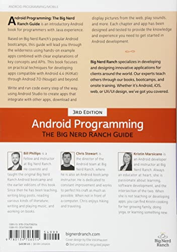 Android Programming: The Big Nerd Ranch Guide (Big Nerd Ranch Guides),Used