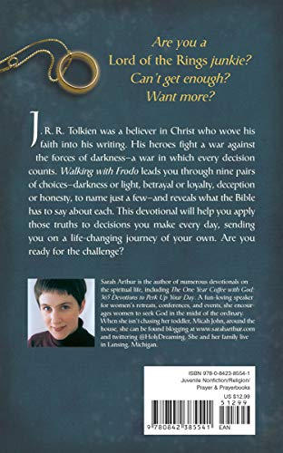 Walking With Frodo: A Devotional Journey Through the Lord of the Rings,Used