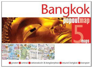 Bangkok PopOut Map,Used