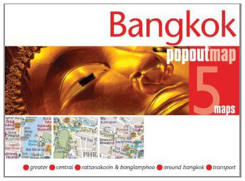Bangkok PopOut Map,Used