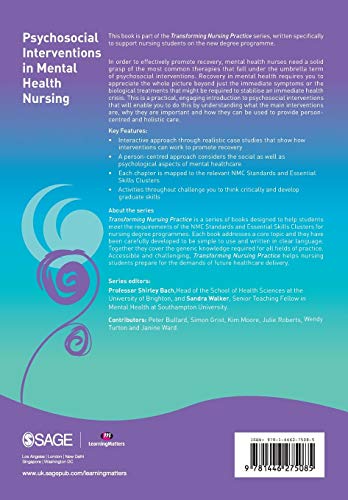 Psychosocial Interventions in Mental Health Nursing (Transforming Nursing Practice Series),Used