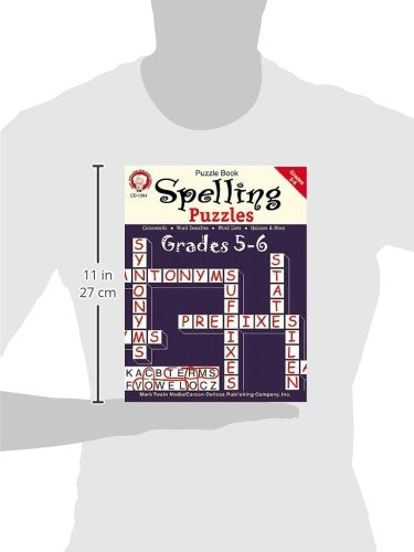 Spelling Puzzles, Grades 5  6,Used