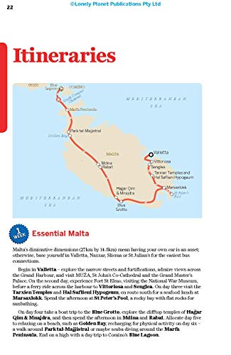Lonely Planet Malta & Gozo 7 (Travel Guide),Used