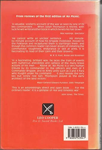 No Picnic: 3 Commando Brigade in the South Atlantic : 1982,Used