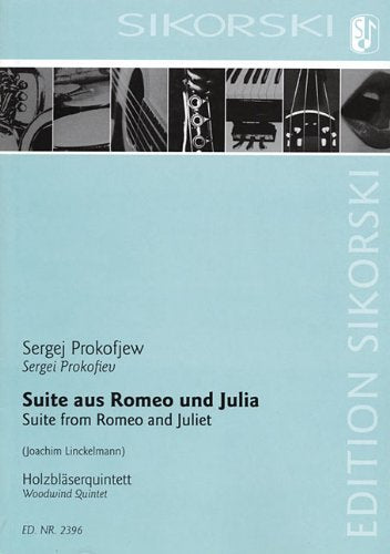 Suite from Romeo and Juliet: Woodwind Quintet Score and Parts,Used
