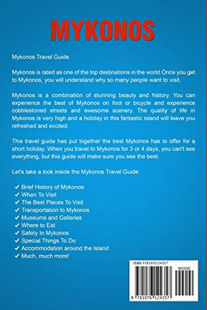 Mykonos: The Best Of Mykonos For Short Stay Travel (Short Stay Travel  City Guides),Used