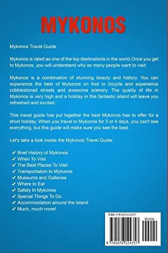 Mykonos: The Best Of Mykonos For Short Stay Travel (Short Stay Travel  City Guides),Used