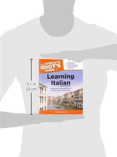 The Complete Idiot'S Guide To Learning Italian (English And Italian Edition),Used