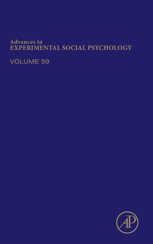 Advances in Experimental Social Psychology (Volume 59),Used