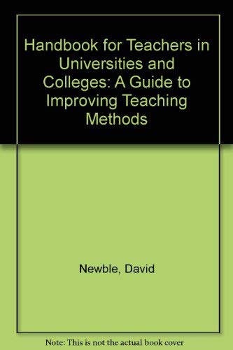 Handbook for Teachers in Universities and Colleges,Used