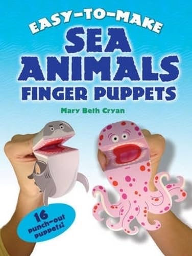 EasytoMake Sea Animals Finger Puppets (Dover Children's Activity Books),Used