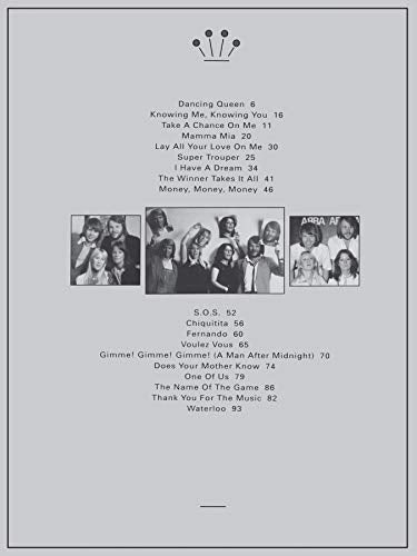 ABBA  Gold: Greatest Hits (Piano/Vocal/Chords),New