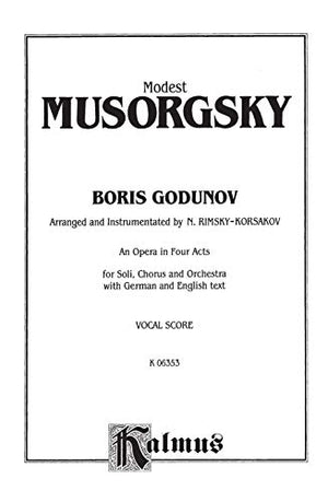 Boris Godunov: Vocal Score (A Kalmus Classic Edition) (German Edition),Used