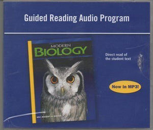 Modern Biology: Guided Reading Audio Program CD,Used