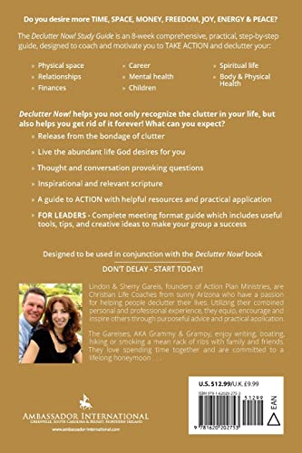 Declutter Now! Study Guide: 8 Weeks to Uncovering the Hidden Joy and Freedom in Your Life,Used