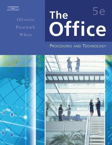 The Office: Procedures And Technology (FBLA  All),New