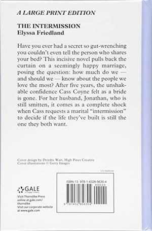 The Intermission (Thorndike Press Large Print Basic),Used