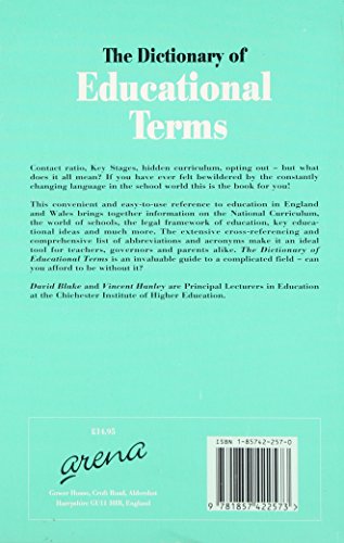 The Dictionary of Educational Terms,Used