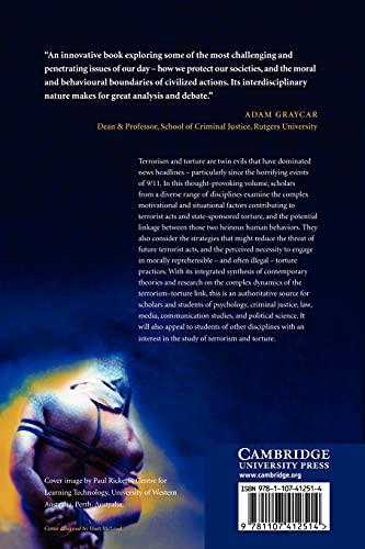Terrorism and Torture: An Interdisciplinary Perspective,Used
