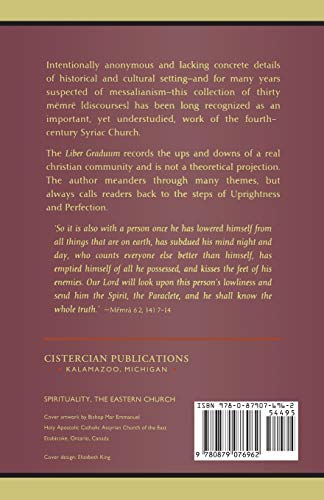 The Book of Steps: The Syriac Liber Graduum (Volume 196) (Cistercian Studies Series),Used