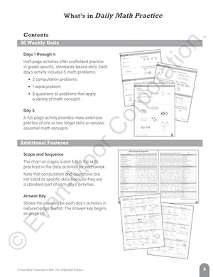 EvanMoor Daily Math Practice, Grade 1,New