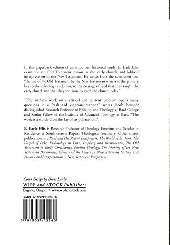 The Old Testament in Early Christianity: Canon and Interpretation in the Light of Modern Research,Used