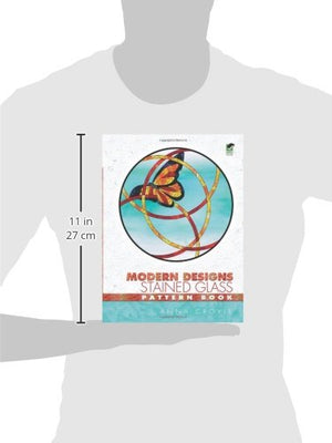 Modern Designs Stained Glass Pattern Book (Dover Crafts: Stained Glass),Used
