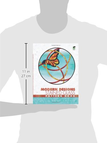 Modern Designs Stained Glass Pattern Book (Dover Crafts: Stained Glass),Used
