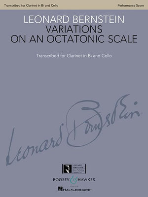 Variations On An Octatonic Scale: Transcribed For Clarinet In Bflat And Cello Performance Score,Used
