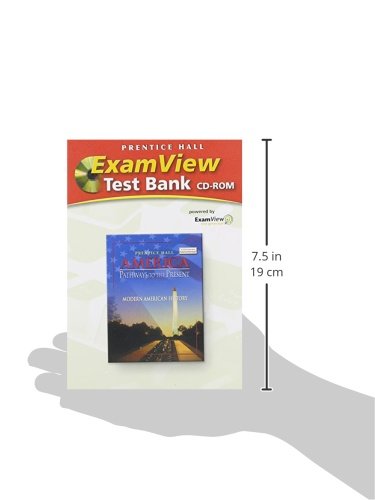 Exam View Test Bank CDROM for America Pathways to the Present: Modern American History,Used