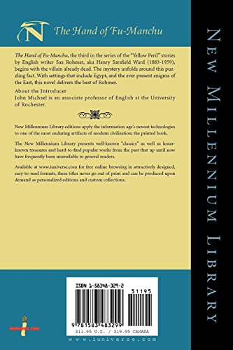 The Hand of FuManchu: Being a New Phase in the Activities of FuManchu, the Evil Doctor (New Millennium Library),Used
