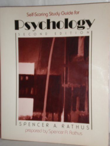 SelfScoring Study Guide for Psychology,Used