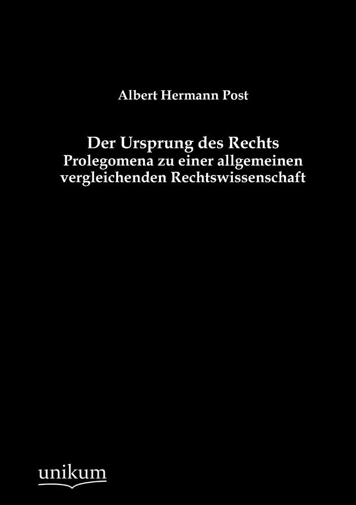 Der Ursprung des Rechts (German Edition),Used