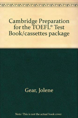 Cambridge Preparation for the TOEFL Test Book/cassettes package,Used