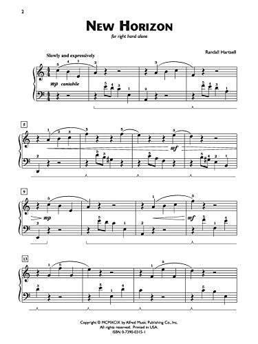 New Horizon (for right hand alone): Sheet,Used
