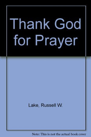 Thank God for Prayer,Used
