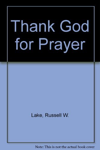 Thank God for Prayer,Used