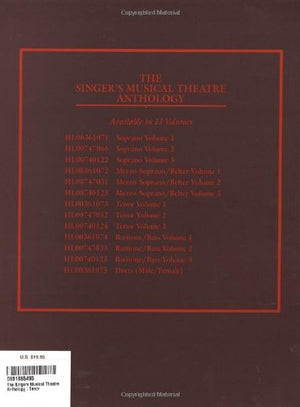 The Singer's Musical Theatre Anthology, Vol. 1: Tenor,New