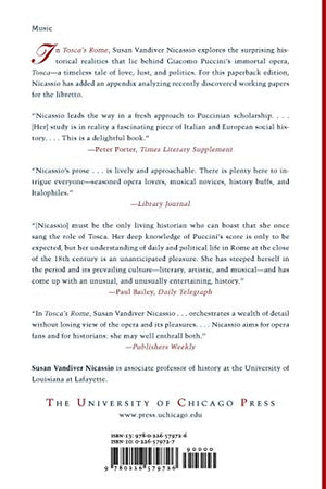 Tosca'S Rome: The Play And The Opera In Historical Perspective-new