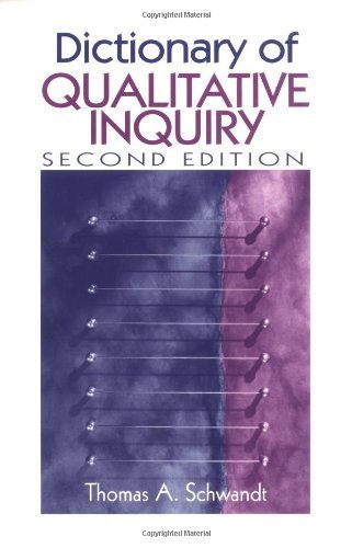 Dictionary of Qualitative Inquiry,New