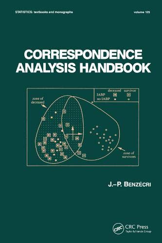 Correspondence Analysis Handbook (STATISTICS, A SERIES OF TEXTBOOKS AND MONOGRAPHS),Used