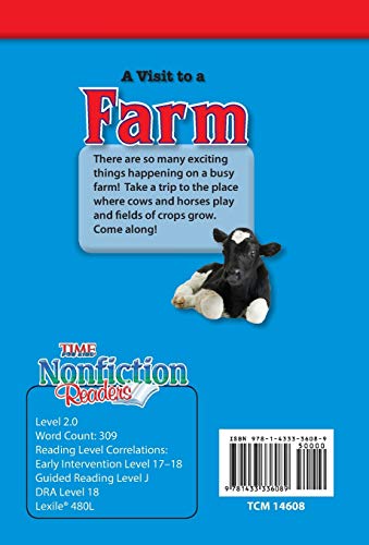 A Visit to a Farm (TIME FOR KIDS Nonfiction Readers),Used