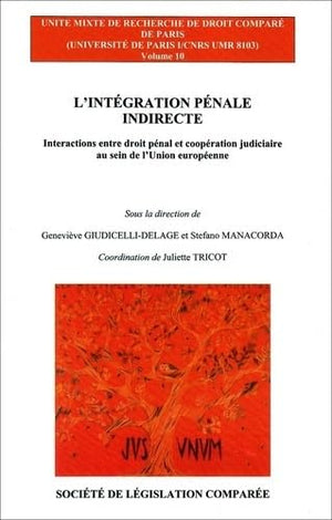 L'INTGRATION PNALE INDIRECTE: INTERACTIONS ENTRE DROIT PNAL ET COOPRATION JUDICIAIRE AU SEIN DE L'UNION EURO,Used