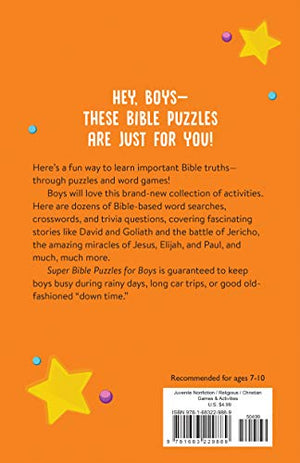Super Bible Puzzles for Boys,Used